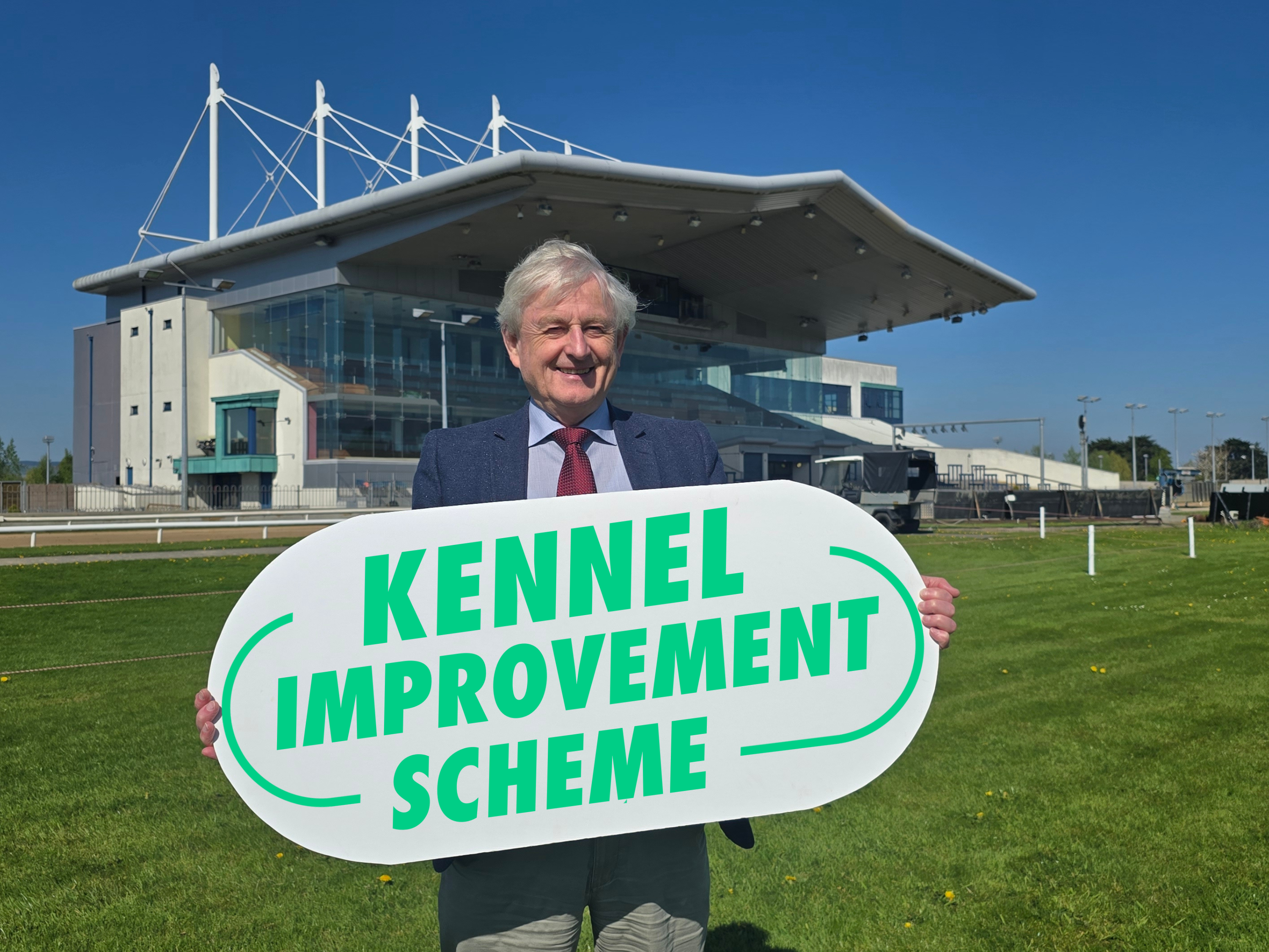 Pat Meskell director of veterinary services GRI at re-launch of kennel improvement scheme 2025
