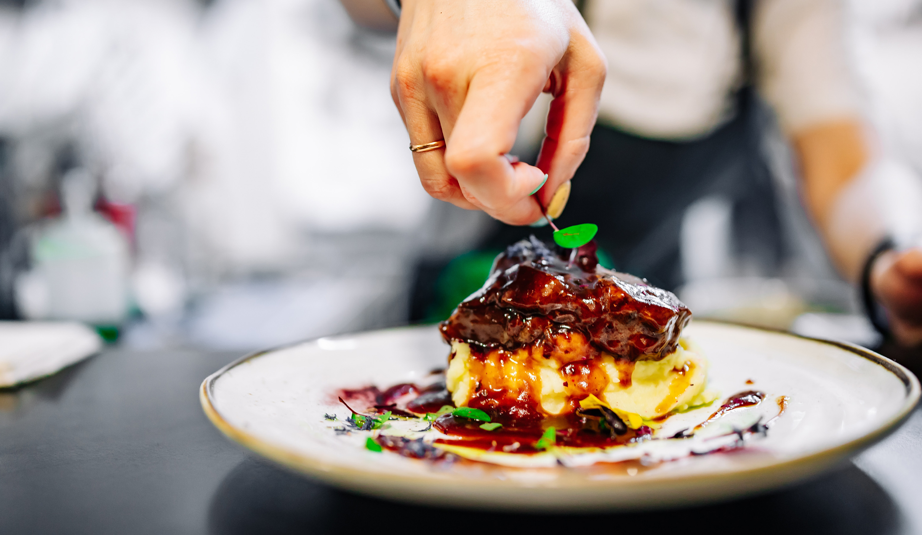 Image shows a plate of food