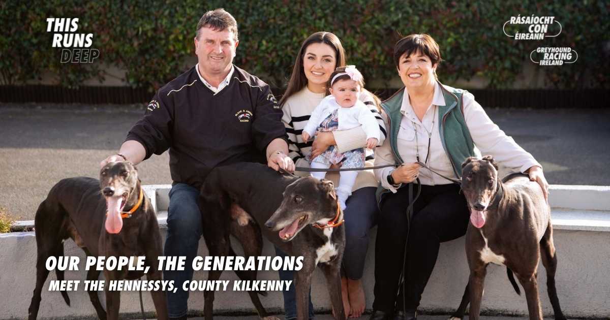 Meet the Hennessy family - a family united by their love of greyhounds and greyhound raacing