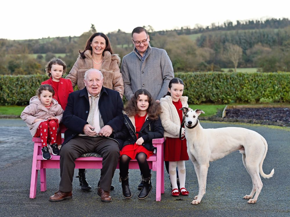 The late Billy Ramsbottom with his son Karol and family in the recent Our People, The Generations feature on the family. May he rest in peace.